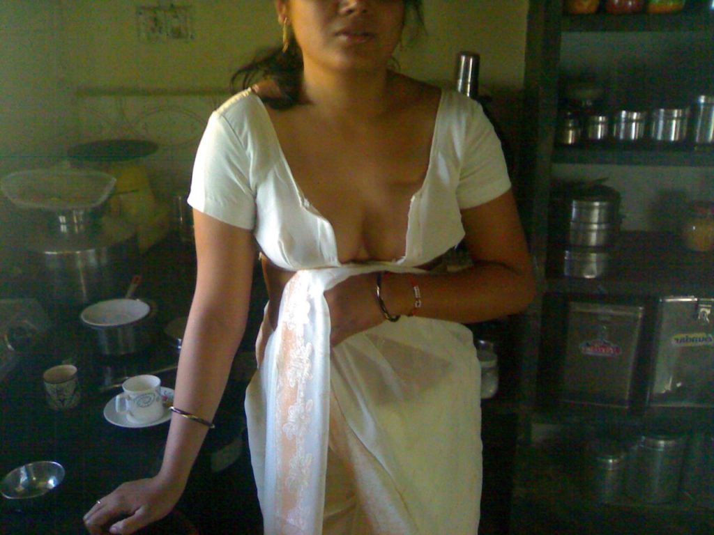 mallu housewife sexy photos exposing nice boobs 004