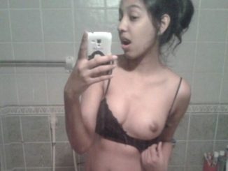cute indian teen nude selfies showing tits pics 004