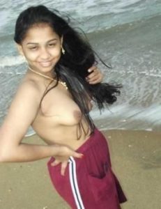 tamil wife stripping naked in beach photos 004