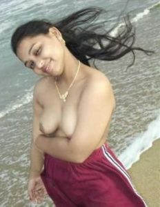 tamil wife stripping naked in beach photos 005