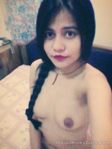 sexy desi teen leaked nude selfies showing small tits 007