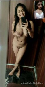 sweet indian girl small tits show selfies 007