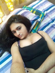 cute nagpur teen with big tits topless selfies 006