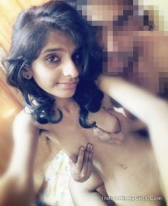 slim indian nude girl exposing small tits and blowjob 012
