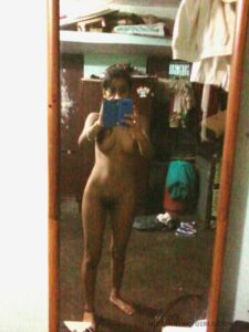 horny indian girl naked exposing big tits selfies leaked 005