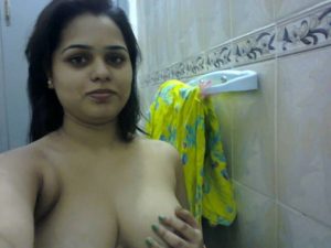 horny indian wife with big tits leaked nude selfies 011