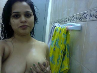 horny indian wife with big tits leaked nude selfies 012