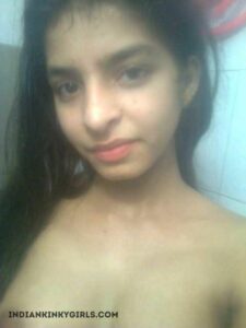 slim indian teenage girl nude selfies firm tits 009
