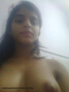 slim indian teenage girl nude selfies firm tits 010