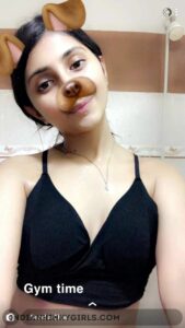 naughty indian teen sameera's nude snapchat selfies 004