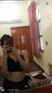 naughty indian teen sameera's nude snapchat selfies 007