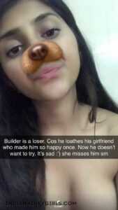 naughty indian teen sameera's nude snapchat selfies 010
