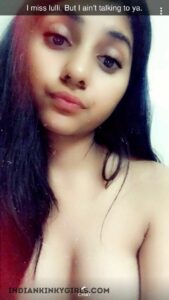 naughty indian teen sameera's nude snapchat selfies 011