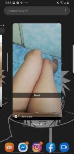 sexy mumbai college teen's snapchat nude selfies 006