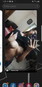 sexy mumbai college teen's snapchat nude selfies 007