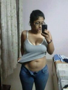 naughty indian girl naked big tits selfies 005
