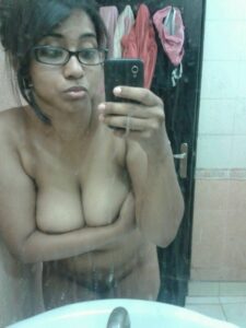 naughty indian girl naked big tits selfies 013