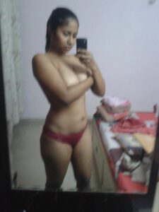 naughty indian girl naked big tits selfies 026