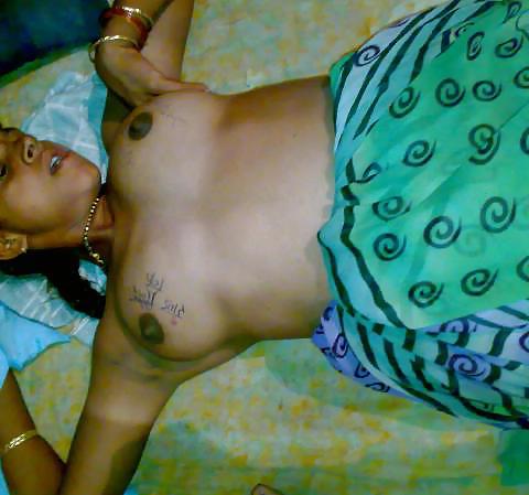 Village woman sleeping bare boobs