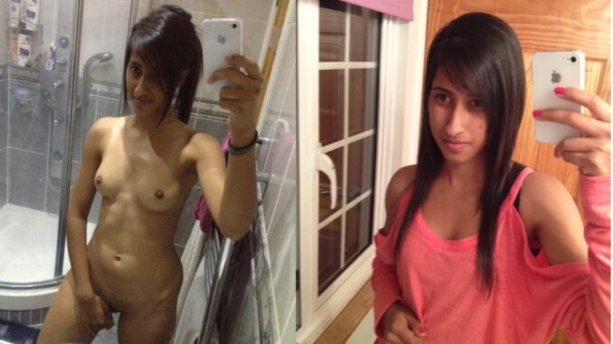 sexy and slender indian teen nude selfies