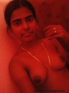 tamil village girl topless boobs selfies 004