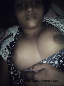 naughty bihari village girl topless nude tits 004