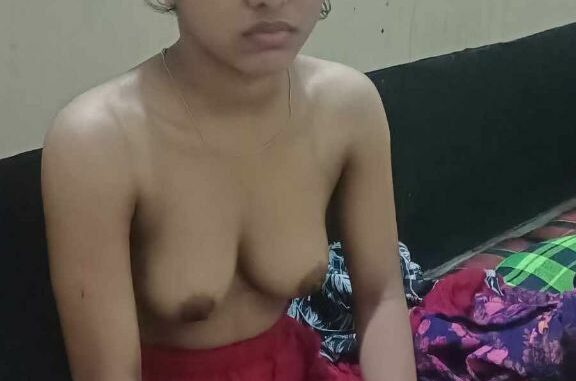 desi village girlfriend topless tits selfies 004