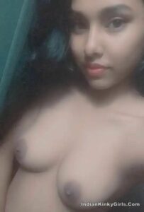 desi village girlfriend topless tits selfies 005