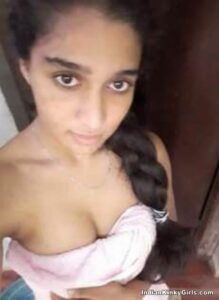 naughty desi telugu girl topless sexy selfies 001