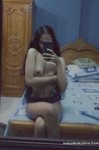 teenage muslim girl taking hot nude selfies 003