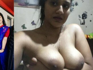 naughty desi housewife shows her milky boobs