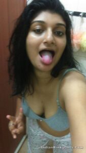 cute indian teen teasing boyfriend with nude selfies 001