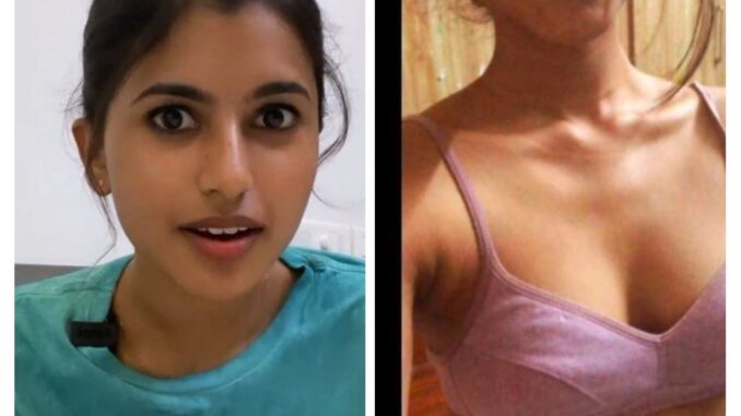 hot and cute bangalore teen topless selfies