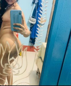 cute desi teen clicking naked mirror selfies 002