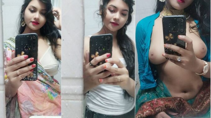 cute desi teen showing sweet boobs to boyfriend