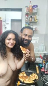 hot indian wife nude photos on business trip with boss 034