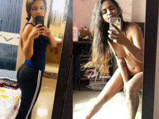 fit and sexy indian gym going girlfriend nude selfies