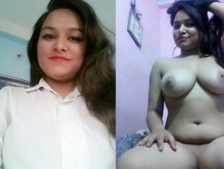 pretty desi girl with round plump boobs