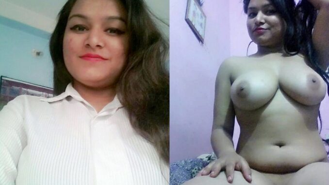 pretty desi girl with round plump boobs