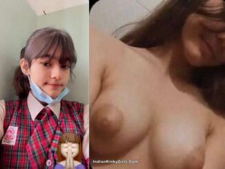 teenage girl topless