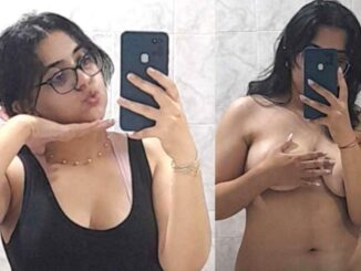 cute desi teen nude hiding her milky indian boobs