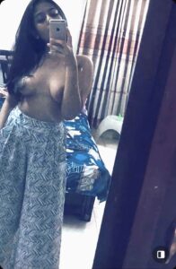 hot telugu girlfriend sexy topless selfies 005