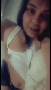 sexy indian girl smoking nude on video call 007