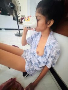 desi teen nude sucking a fat boyfriend cock 009