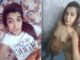 indian girlfriend clicking nude selfies in the shower