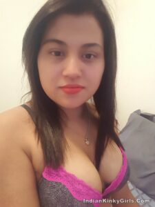 sexy desi girlfriend taking nude selfies in bed 002