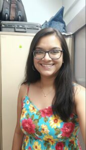 cute nude desi girlfriend wearing glasses 001