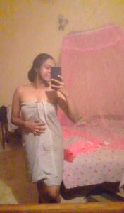 horny housewife nude after shower photos 006