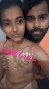 young tamil girlfriend nude with her lov 008