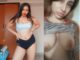 sexy white skinned desi girl with milky boobs